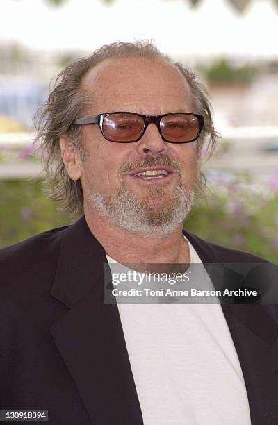 Jack Nicholson during Cannes 2002 - "About Schmidt" Photo Call at Palais des Festivals in Cannes, France.