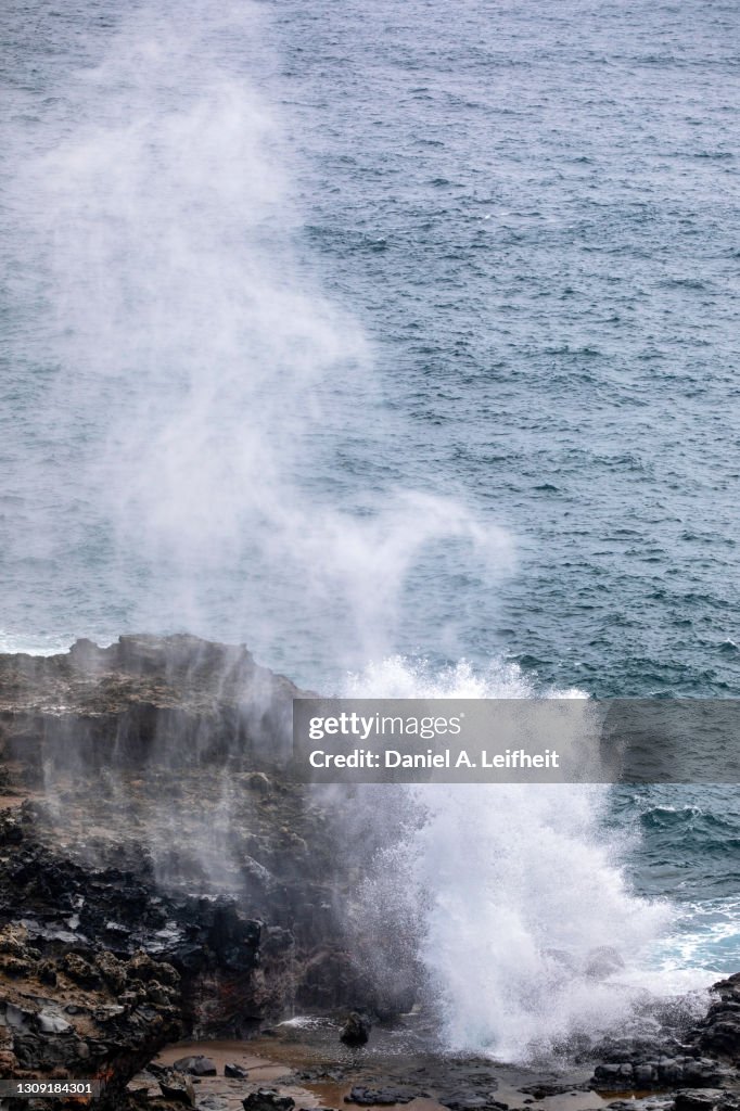 Nakalele Blowhole on Maui, Hawaii