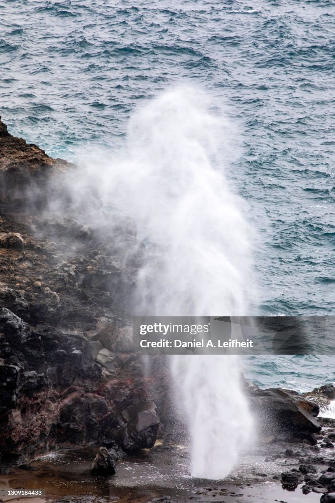 Nakalele Blowhole on Maui, Hawaii