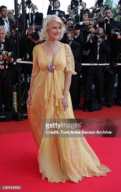 Helen Mirren during 2007 Cannes Film Festival - "Chacun Son Cinema" All Directors Premiere at Palais des Festival in Cannes, France.