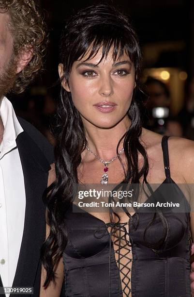 Monica Bellucci during Cannes 2002 - "Irreversible" Premiere at Palais des Festivals in Cannes, France.