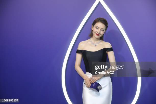 Actress Gao Yuanyuan attends a Chaumet event on March 25, 2021 in Shanghai, China.