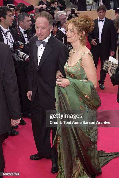 Arliss Howard & Debra Winger during Cannes 2001 - Apocalypse Now Premiere at Palais des Festivals in Cannes, France.