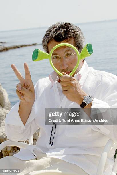 Alain Chabat during 2004 Cannes Film Festival - "Shrek 2" Photo Session with Alain Chabat at Hotel du Cap in Antibes, France.