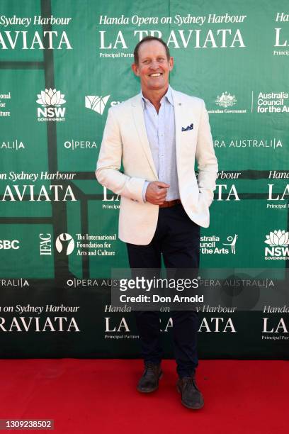 Todd McKenney attends opening night of La Traviata on March 26, 2021 in Sydney, Australia.