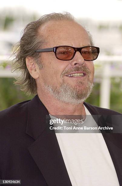 Jack Nicholson during Cannes 2002 - "About Schmidt" Photo Call at Palais des Festivals in Cannes, France.