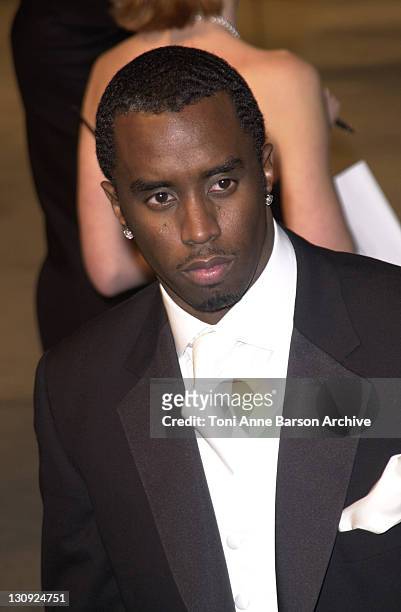 Sean "P. Diddy" Combs during 2002 Vanity Fair Oscar Party Hosted by Graydon Carter - Arrivals at MortonÂ’s Restaurant in Beverly Hills, California,...