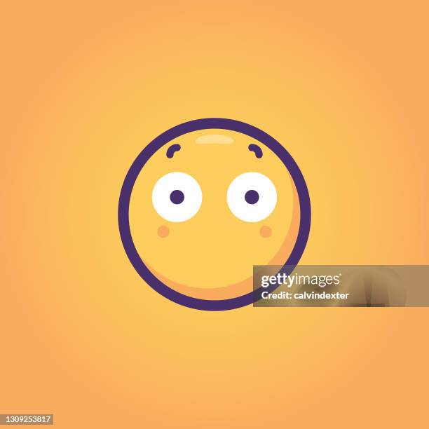 emoticon on orange background - face mask wrong stock illustrations