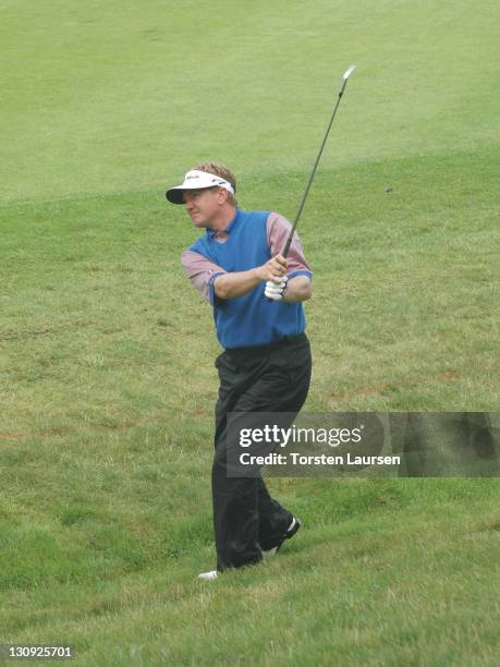 Paul Broadhurst during the second round of the 2005 Scandinavian Masters at Kungsangen Golf Club in Stockholm, Sweden on July 29, 2005.