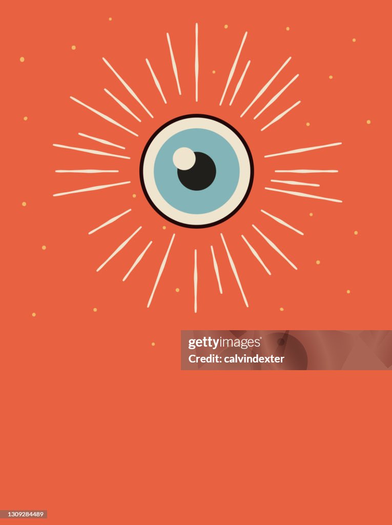 Eye poster illustration