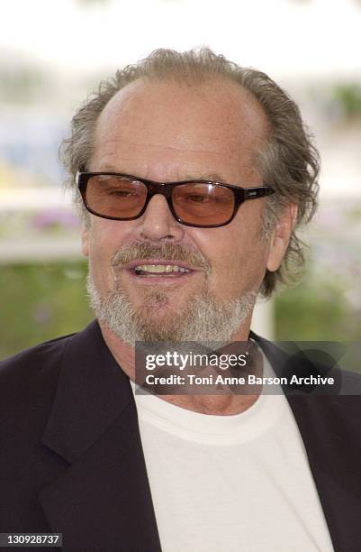 Jack Nicholson during Cannes 2002 - "About Schmidt" Photo Call at Palais des Festivals in Cannes, France.