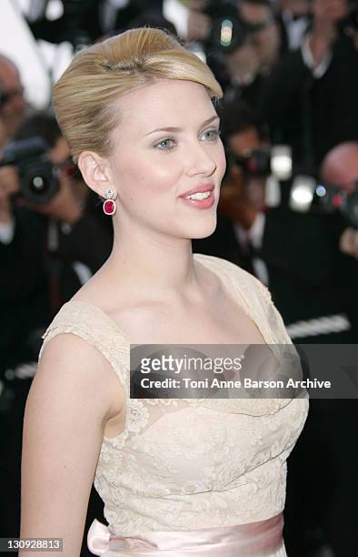 Scarlett Johansson during 2005 Cannes Film Festival - "Match Point" - Premiere in Cannes, France.