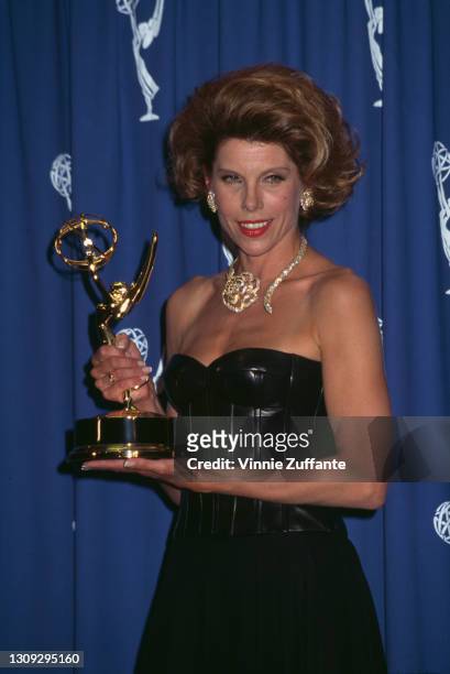 American actress and singer Christine Baranski attends the 47th Annual Primetime Emmy Awards, held at the Pasadena Civic Auditorium in Pasadena,...