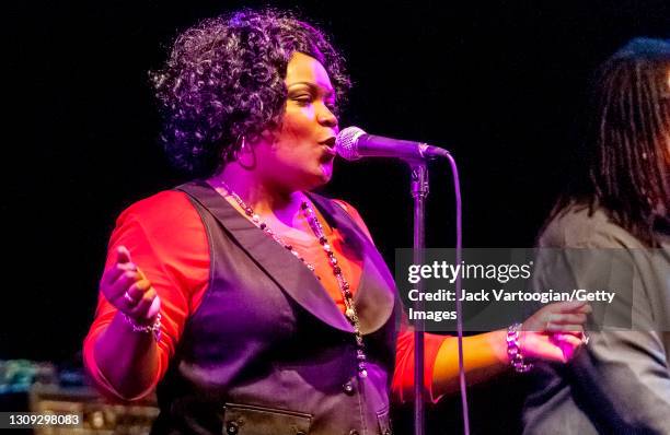 American Blues singer Shemekia Copeland performs onstage at the Highline Ballroom, New York, New York, March 5, 2009.