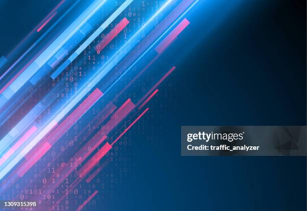 abstract tech background - data breach stock illustrations