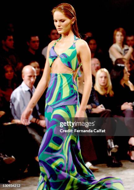 Marcelle Bitar during 2003 Sao Paulo Fashion Week - Marcos Quadro at Bieneal Ibirapuera in Sao Paulo, Sao Paulo, Brazil.