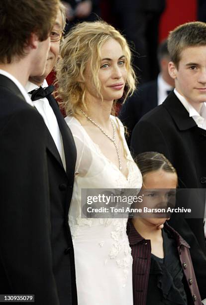 Emmanuelle Beart during 2003 Cannes Film Festival - "Les Egares" Premiere at Palais Des Festival in Cannes, France.