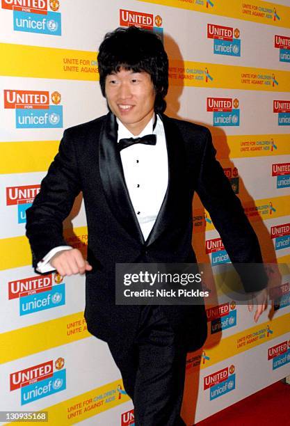 Park Ji-Sung during United for UNICEF Gala Dinner - Arrivals at Old Trafford, Manchester United Football Club in Manchester, Great Britain.