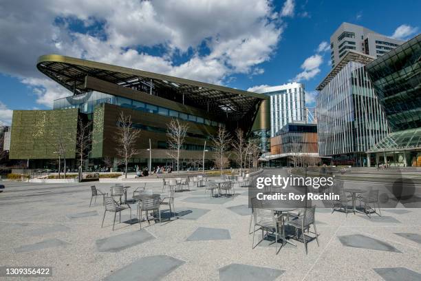 View of the Cornell Tech Campus at Roosevelt Island on March 26, 2021 in New York City.