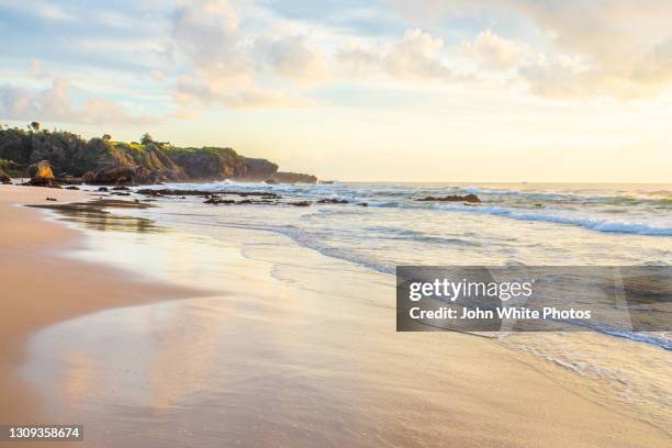 beach at narooma. new south wales. australia. - new south wales beach stock pictures, royalty-free photos & images