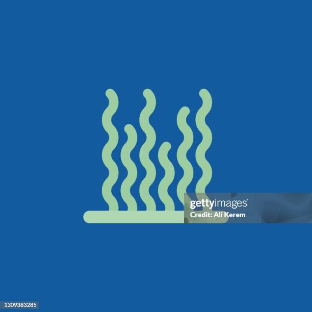 sea weed icon - seaweed stock illustrations