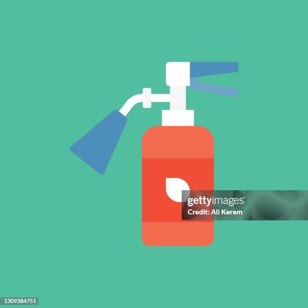 fire extinguisher icon - fire hydrant stock illustrations