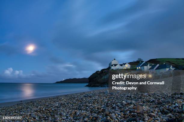 hallsands, south devon - devon stock pictures, royalty-free photos & images