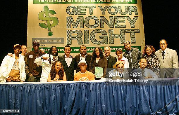 Russell Simmons and Panel during Hip-Hop Summit on Financial Empowerment - October 28, 2006 at Ryerson University's Theater in Toronto, Canada.