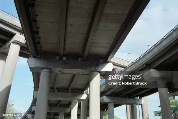 gravelly hill interchange (spaghetti junction), birmingham, west midlands. - birmingham west midlands stock pictures, royalty-free photos & images