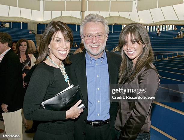 Lynn Blitzer, Wolf Blitzer and Ilana Blitzer during The Aspen Institute Presents a Conversation with United States Senator Barack Obama - July 2,...