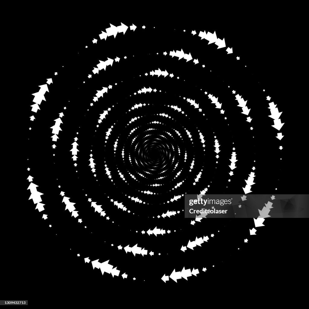 Spoke Patterns Arrows In Spiral Spoke Patterns High-Res Vector Graphic - Getty Images