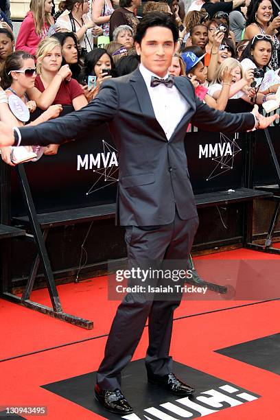 Blake McGrath arrives on the red carpet at the 22nd Annual MuchMusic Video Awards at MuchMusic HQ on June 19, 2011 in Toronto, Canada.