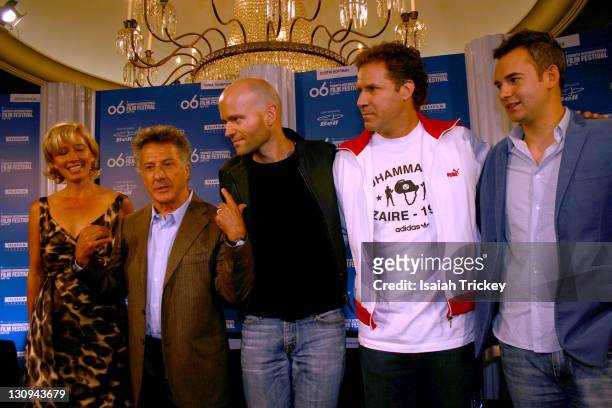 Emma Thompson, Dustin Hoffman, Marc Forster, Will Ferrell and Zach Helm