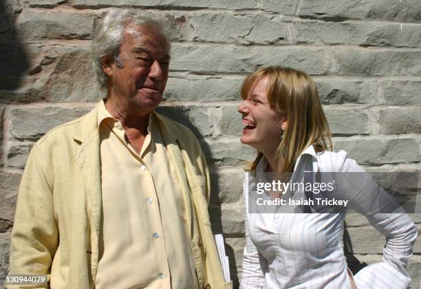 Gordon Pinsent and Sarah Polley during 31st Annual Toronto International Film Festival - Canadian Film Centre BBQ at Portrait Studio in Toronto,...