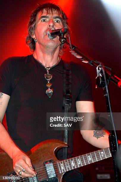 Justin Sullivan of New Model Army during New Model Army in Concert at The Astoria in London - October 15, 2005 at London Astoria in London, Great...