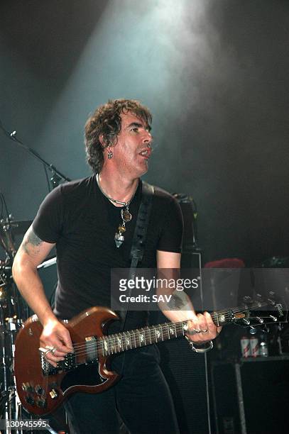 Justin Sullivan of New Model Army during New Model Army in Concert at The Astoria in London - October 15, 2005 at London Astoria in London, Great...