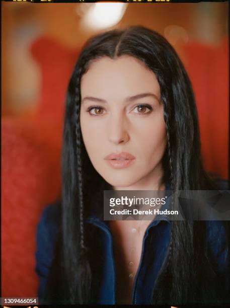 Italian actress Monica Belucci poses for a portrait at the Carlton Hotel in Cannes.