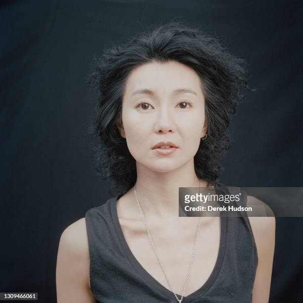Hong Kong Chinese actress Maggie Cheung Man-yuk poses for a portrait at the Cannes Film Festival when she attended for her role in film director Wong...
