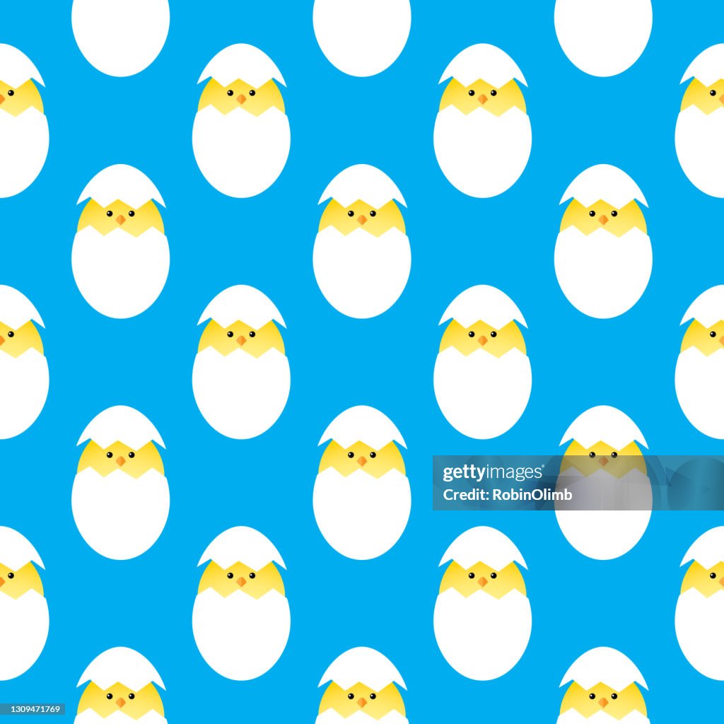 Graphics Pattern Chick Chicks Hatching Seamless Pattern High-Res Vector Graphic - Getty Images