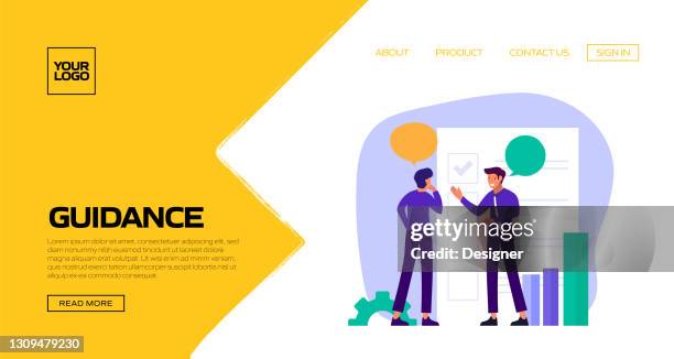 Guide Banner Vector Guidance Concept Vector Illustration For Landing Page Template Website ...