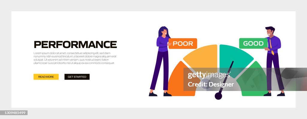 Weekly Promo Performance Visual Performance Concept Vector Illustration For Website Banner ...