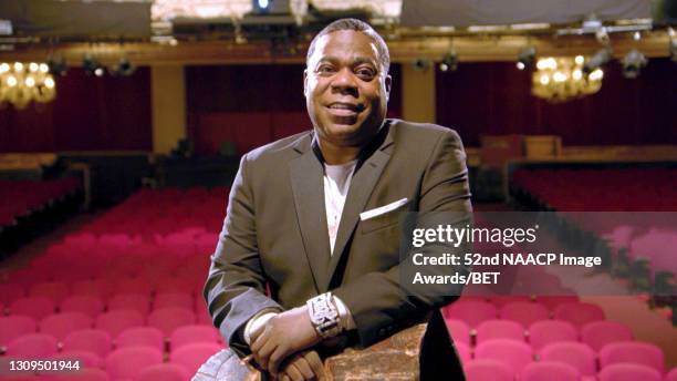 In this screengrab, presenter Tracy Morgan speaks during the 52nd NAACP Image Awards on March 27, 2021.