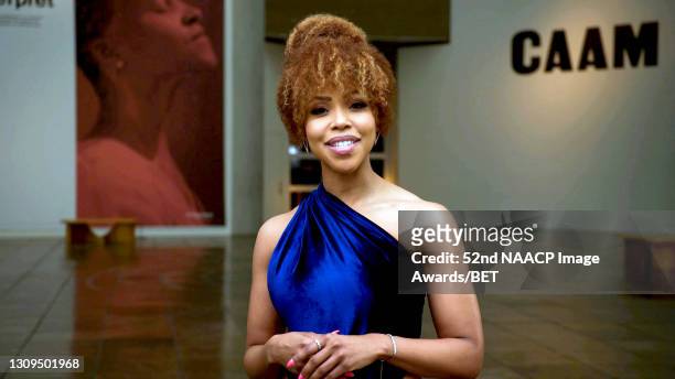 In this screengrab, presenter KJ Smith speaks during the 52nd NAACP Image Awards on March 27, 2021.