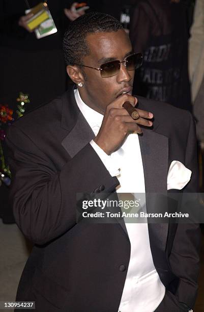 Sean "P. Diddy" Combs during 2002 Vanity Fair Oscar Party Hosted by Graydon Carter - Arrivals at MortonÂ’s Restaurant in Beverly Hills, California,...