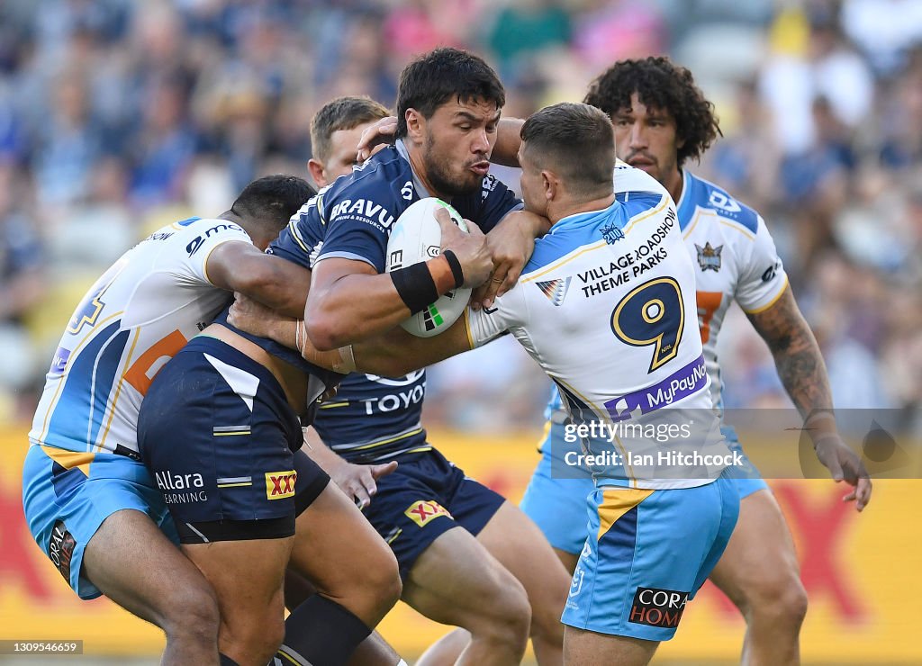 NRL Rd 3 - Cowboys v Titans