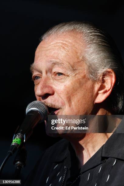 Charlie Musselwhite performs at Healdsburg Plaza in Healdsburg, California - August 30, 2011