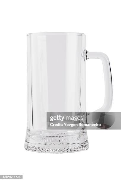 beer glass isolated on a white background - beer glasses stock pictures, royalty-free photos & images