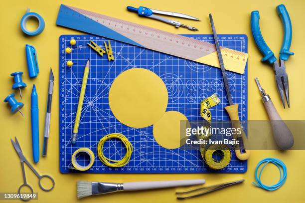 diy supplies - diy top view stock pictures, royalty-free photos & images