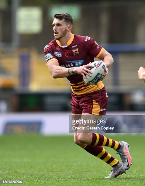Lee Gaskell of Huddersfield during the Betfred Super League match between Hull FC and Huddersfield Giants at Emerald Headingley Stadium on March 28,...