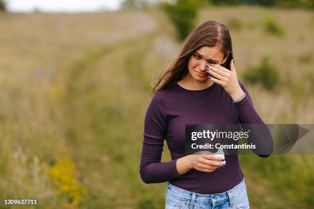 woman suffering from allergy - hayfever stock pictures, royalty-free photos & images